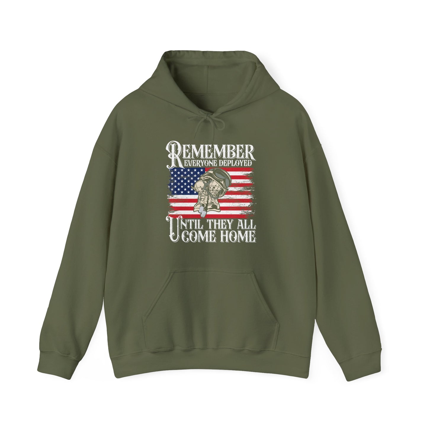 Remember Everyone Deployed Hoodie | RED Friday Support | Military Gift