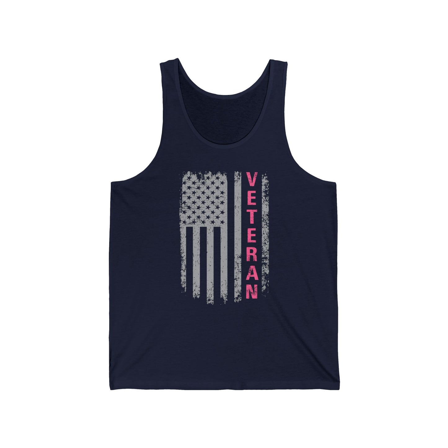 Women Veteran Tank Top | Distressed Flag Patriotic Apparel | Military Gift