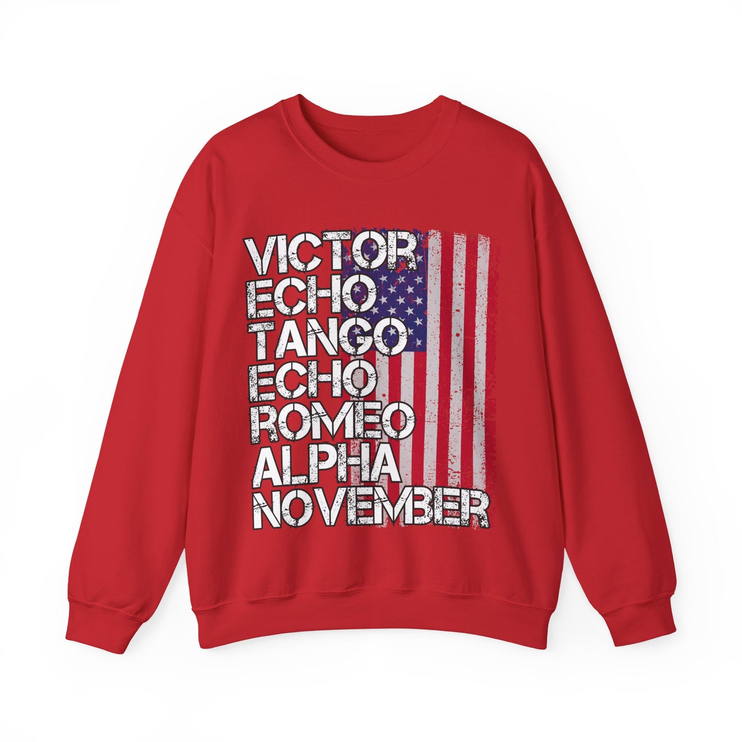 US. Army Veteran Phonetic Alphabet Sweatshirt