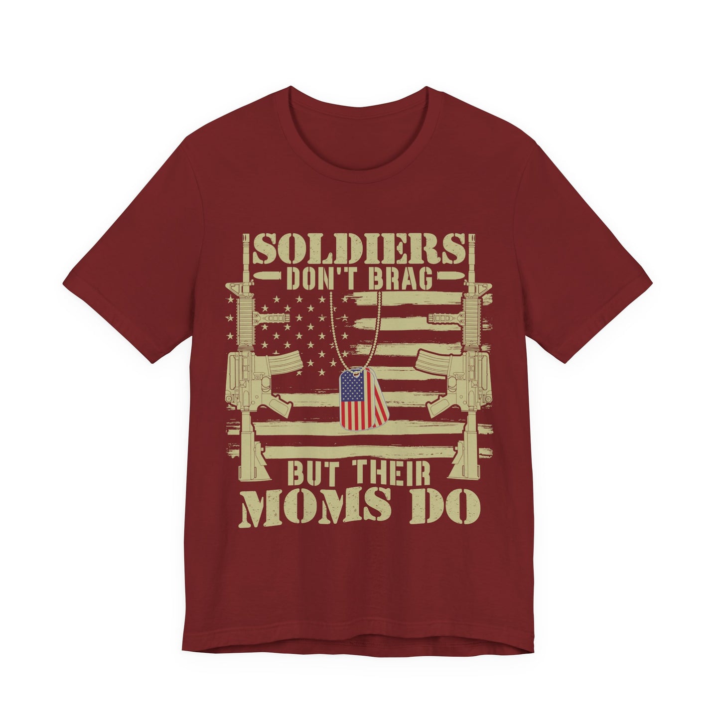 Patriotic Military Mom T-Shirt