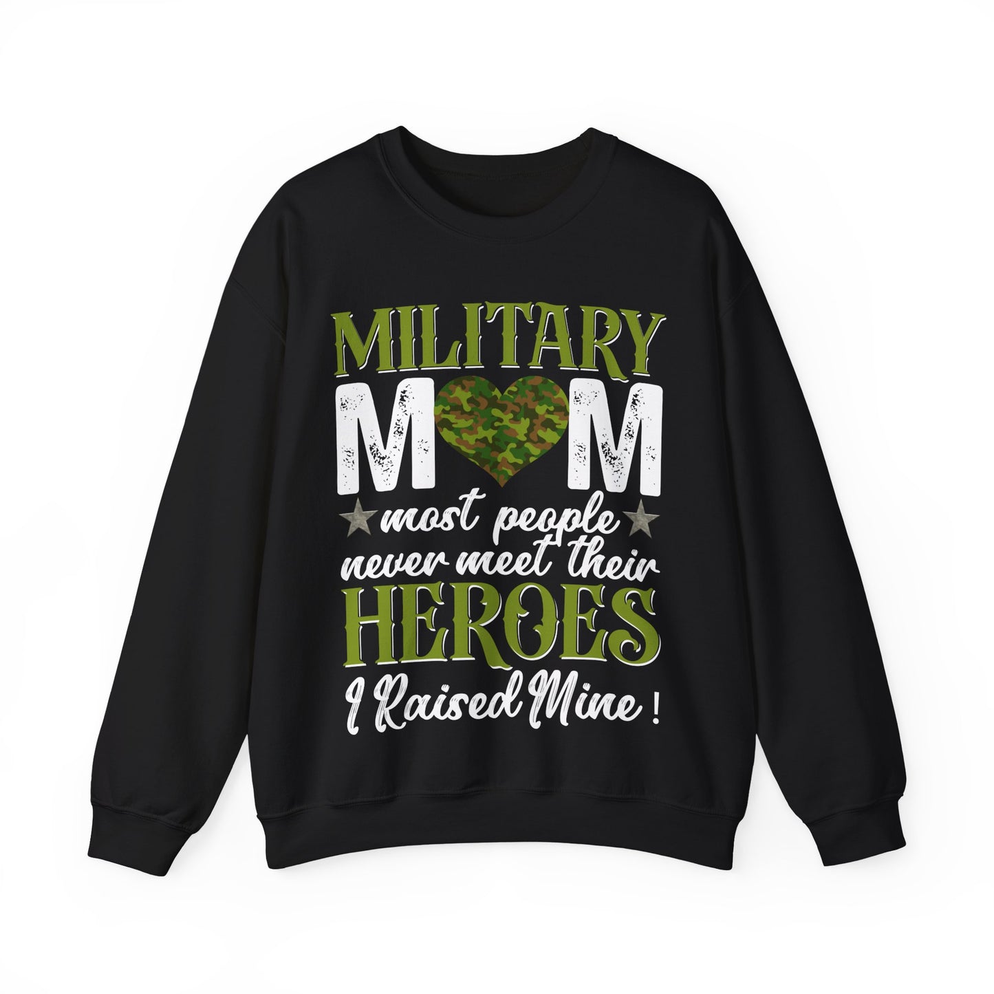 Military Mom Crewneck Sweatshirt – Army Mom Gift