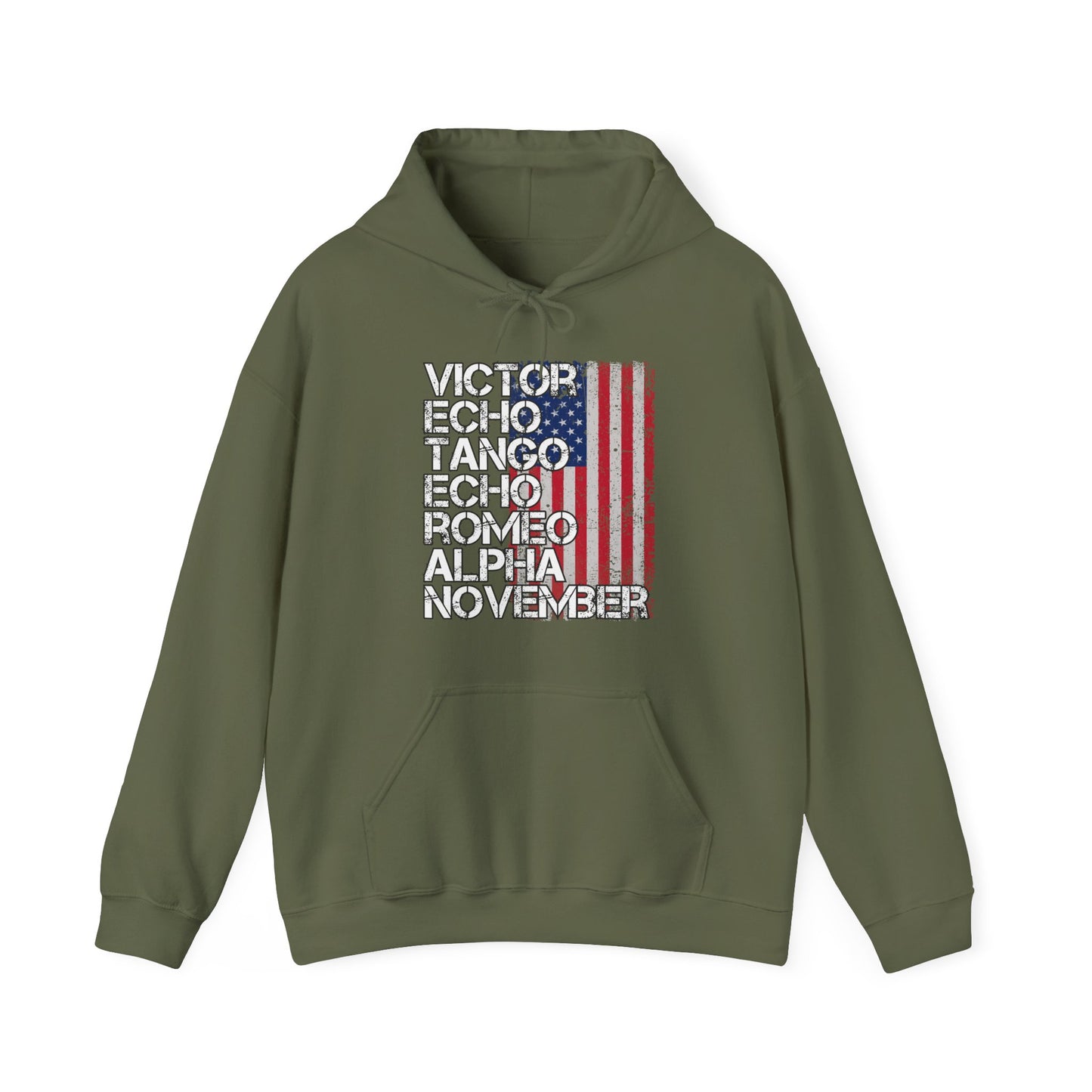 US Army Veteran Phonetic Alphabet Hoodie | American Veteran Gift