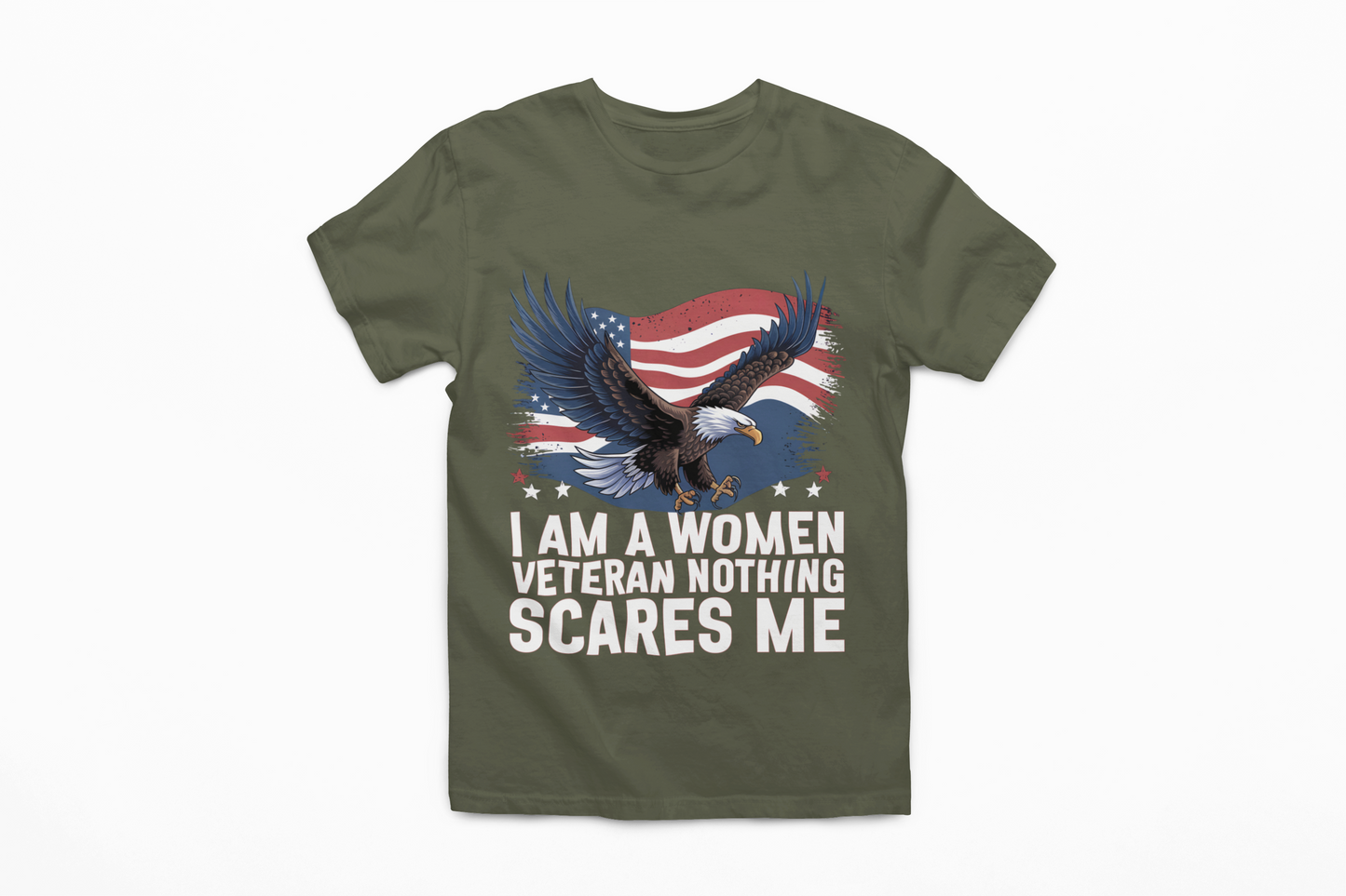 Proud Women Veteran T-Shirt | Female Veteran Pride | Patriotic Gift