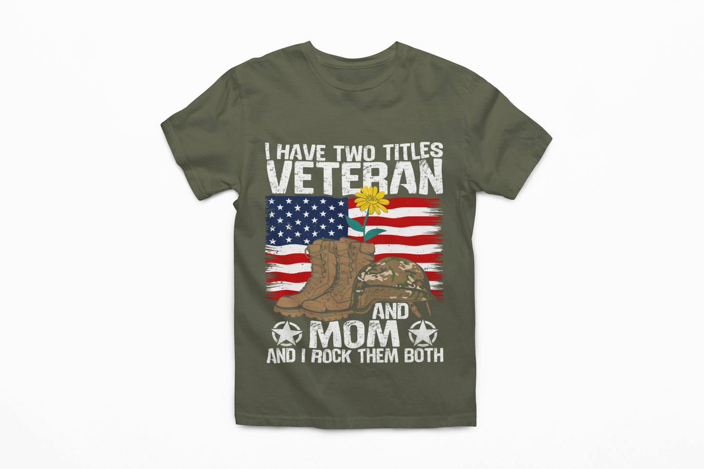 Proud Veteran Mom T-Shirt | Military Mother Pride | Patriotic Gift