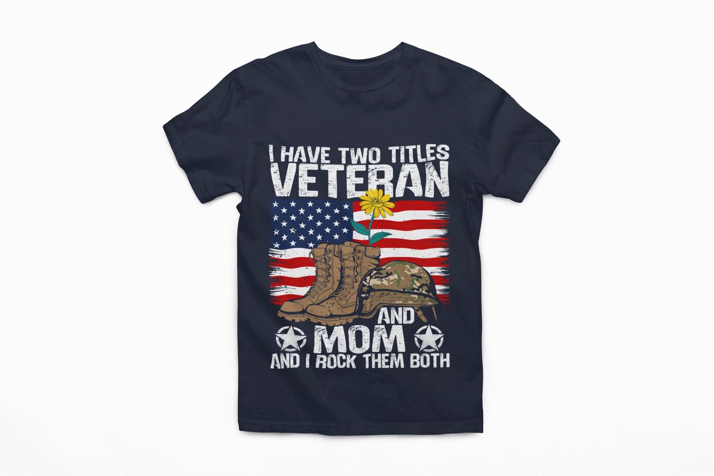 Proud Veteran Mom T-Shirt | Military Mother Pride | Patriotic Gift