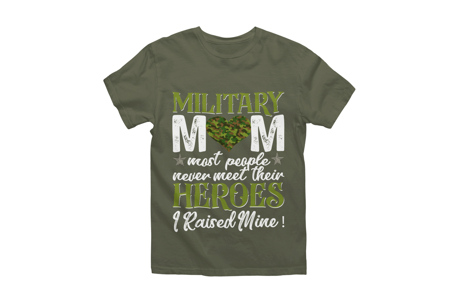 Military Mom T-Shirt | Proud Military Mom Apparel | Patriotic Camo T-Shirt
