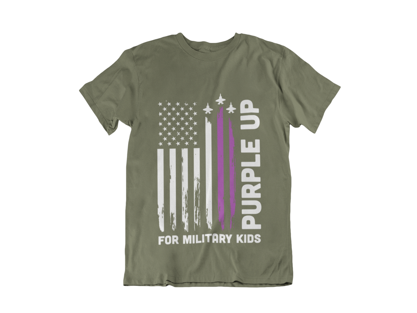 Purple Up For Military Kids T-Shirt | Support Military Children Awareness