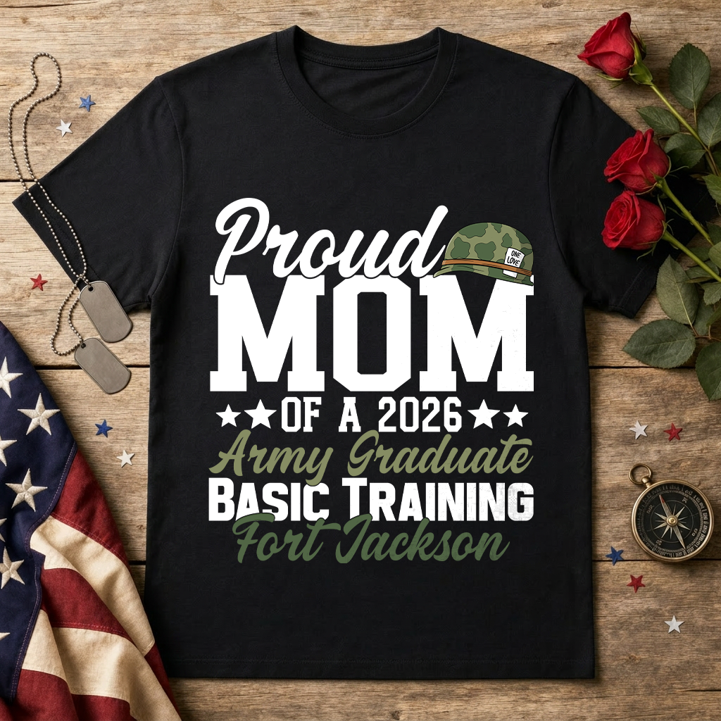 Proud Mom of a 2026 Army Graduate T-Shirt