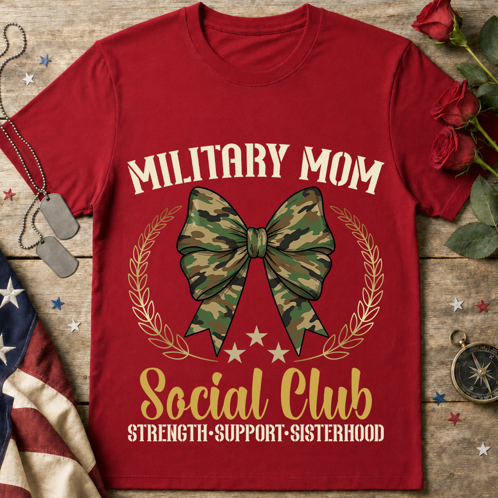 Military Mom Social Club T-Shirt