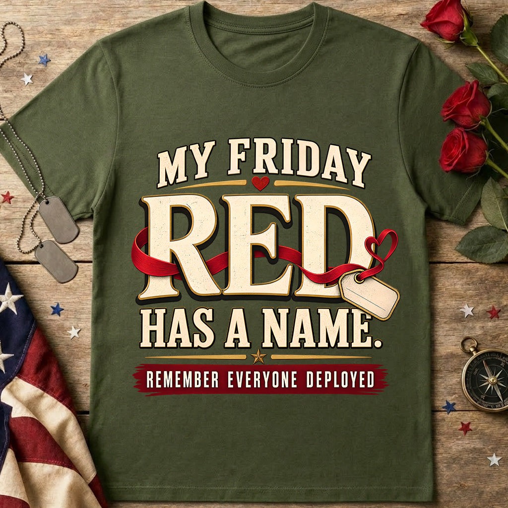 RED Friday Military Mom T-Shirt