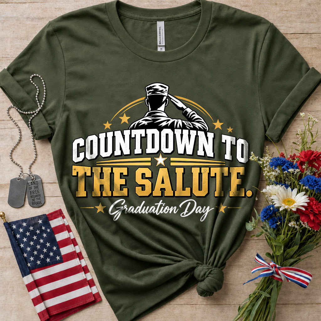 Countdown to the Salute Military Graduation T-Shirt