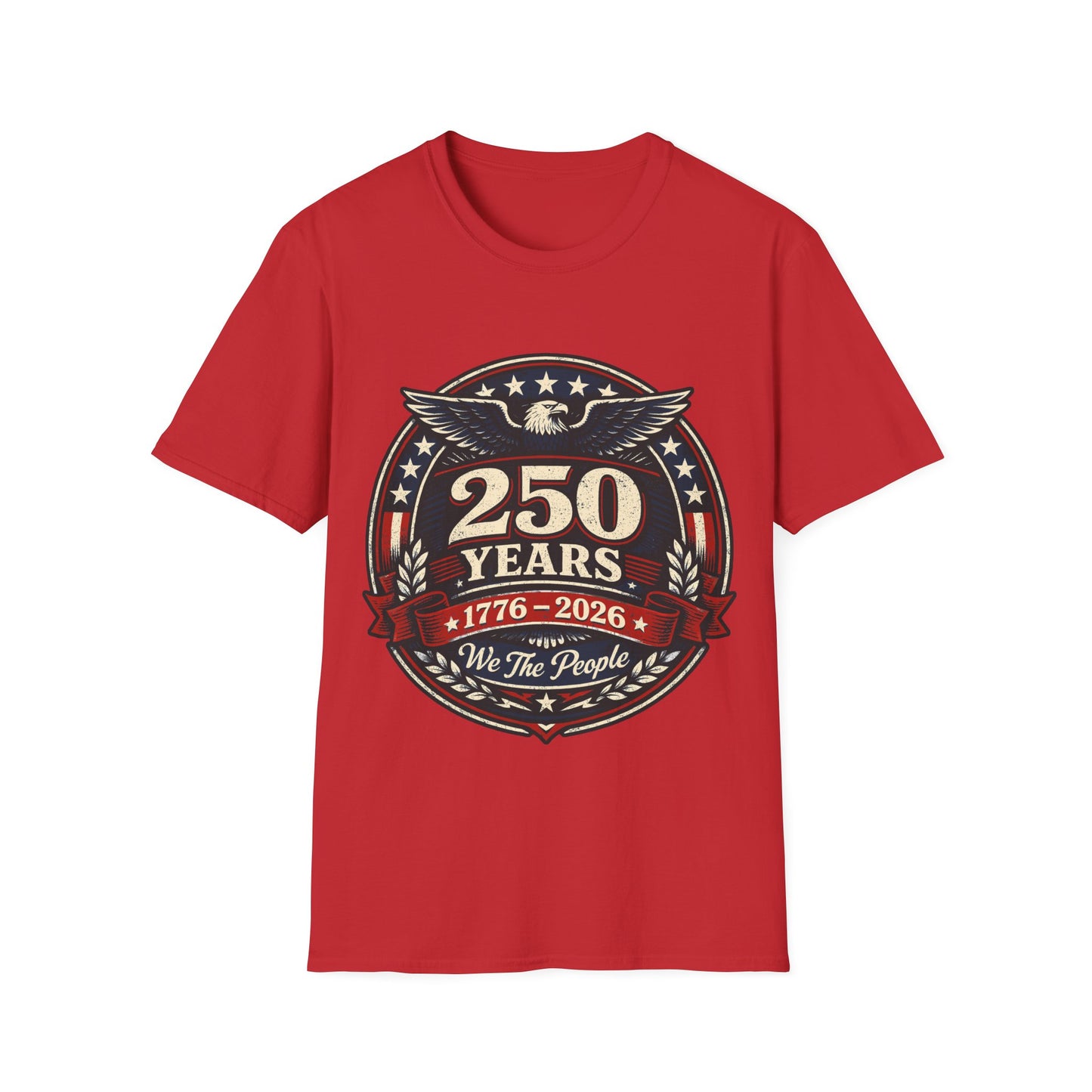 250 Years 1776–2026 Patriotic T-Shirt — We The People Anniversary Tee