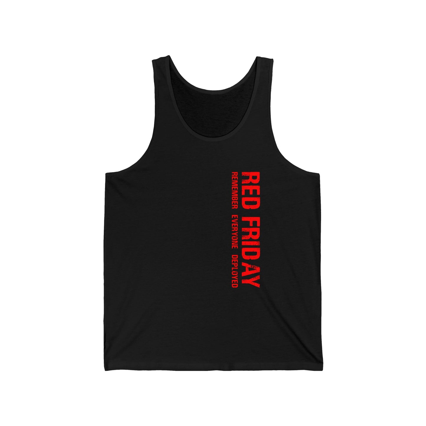 Red Friday Tank Top — Support deployed troops Military Jersey Tank