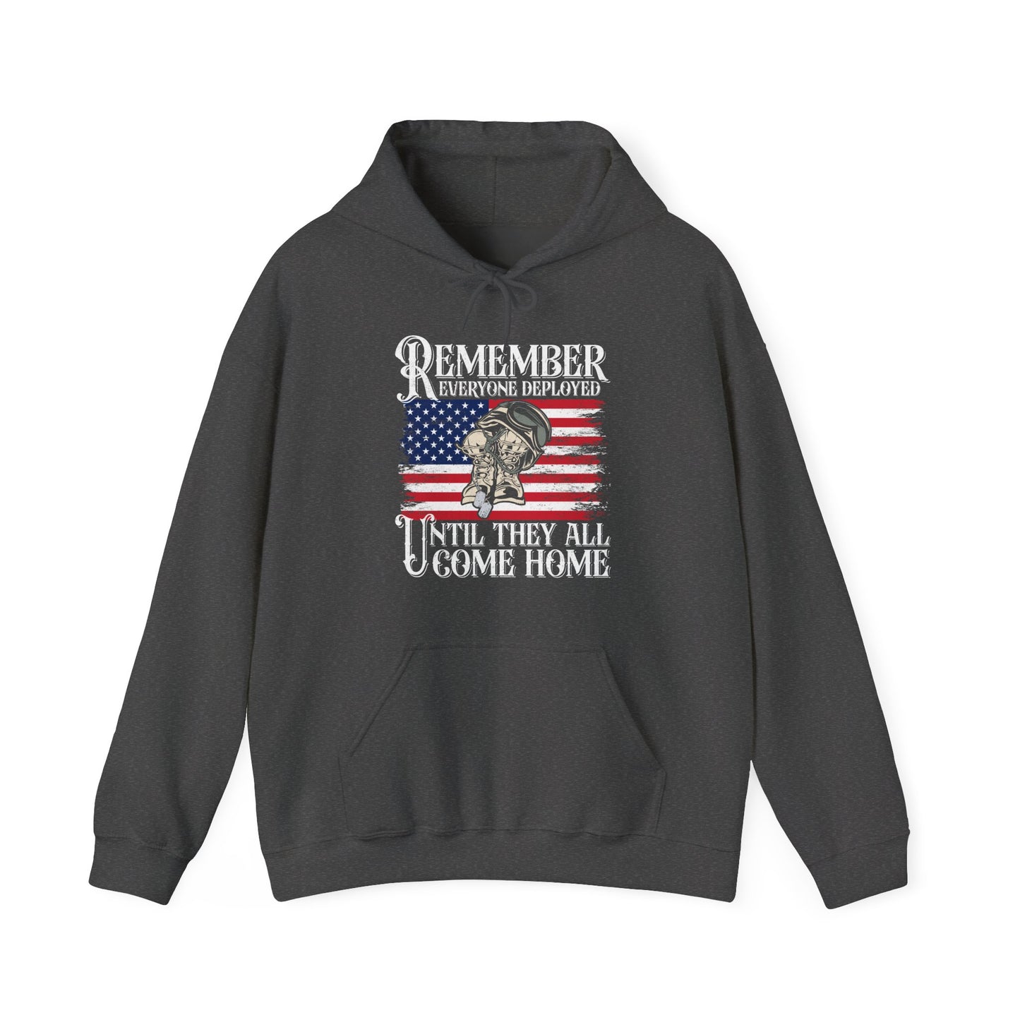 Remember Everyone Deployed Hoodie | RED Friday Support | Military Gift