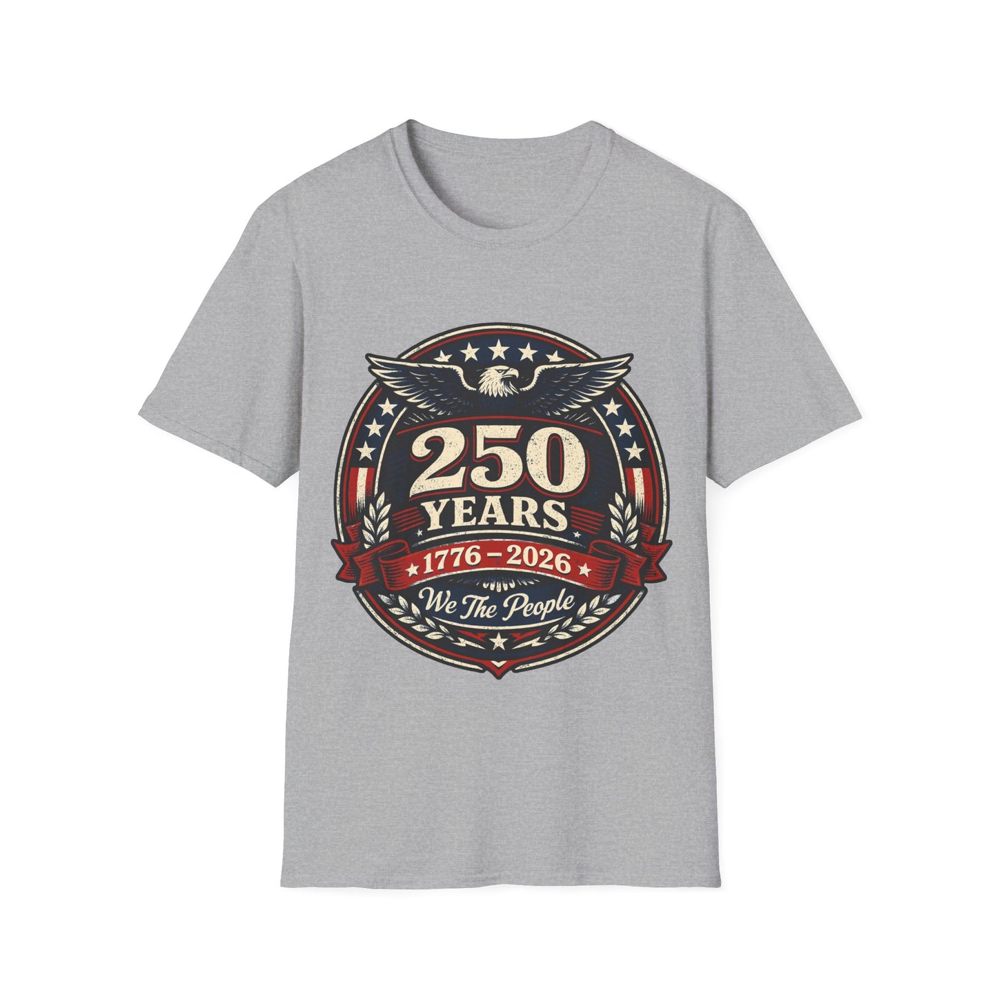 250 Years 1776–2026 Patriotic T-Shirt — We The People Anniversary Tee
