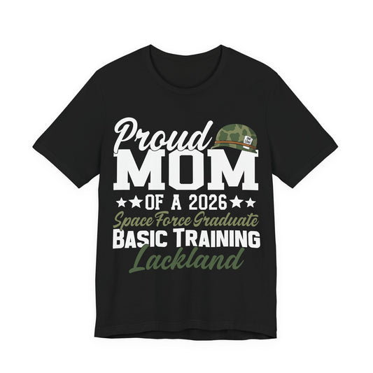 Space Force Mom Graduate T-Shirt — Military Mom Tee