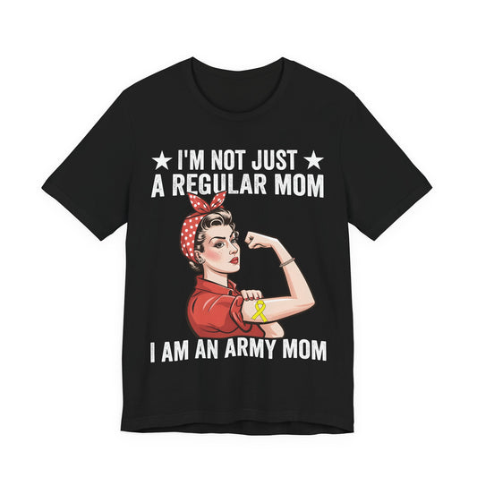 Army Mom T-Shirt Vintage Rosie Design