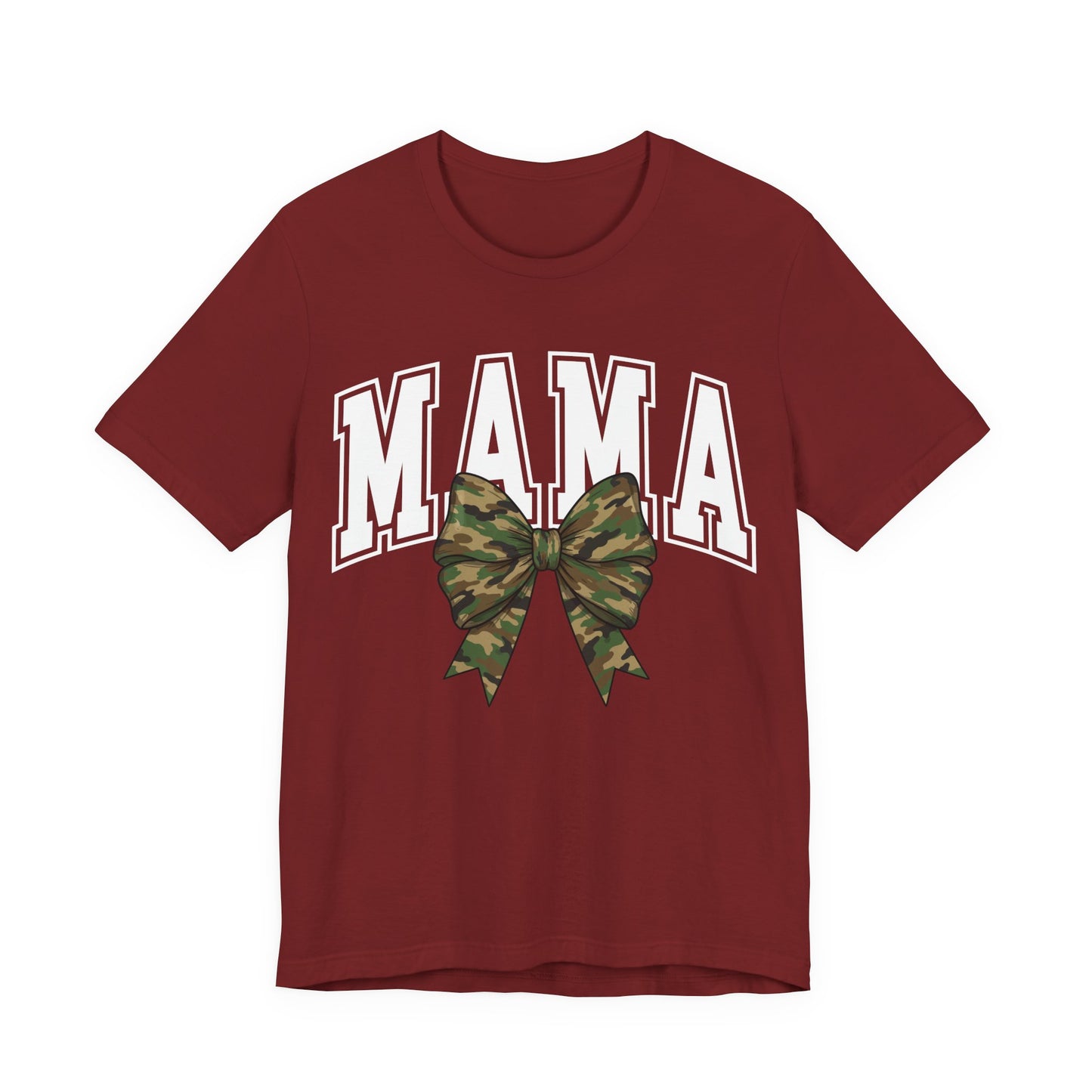 Mama military Tee — Camo Bow Mama Shirt