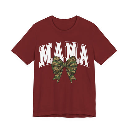 Mama military Tee — Camo Bow Mama Shirt