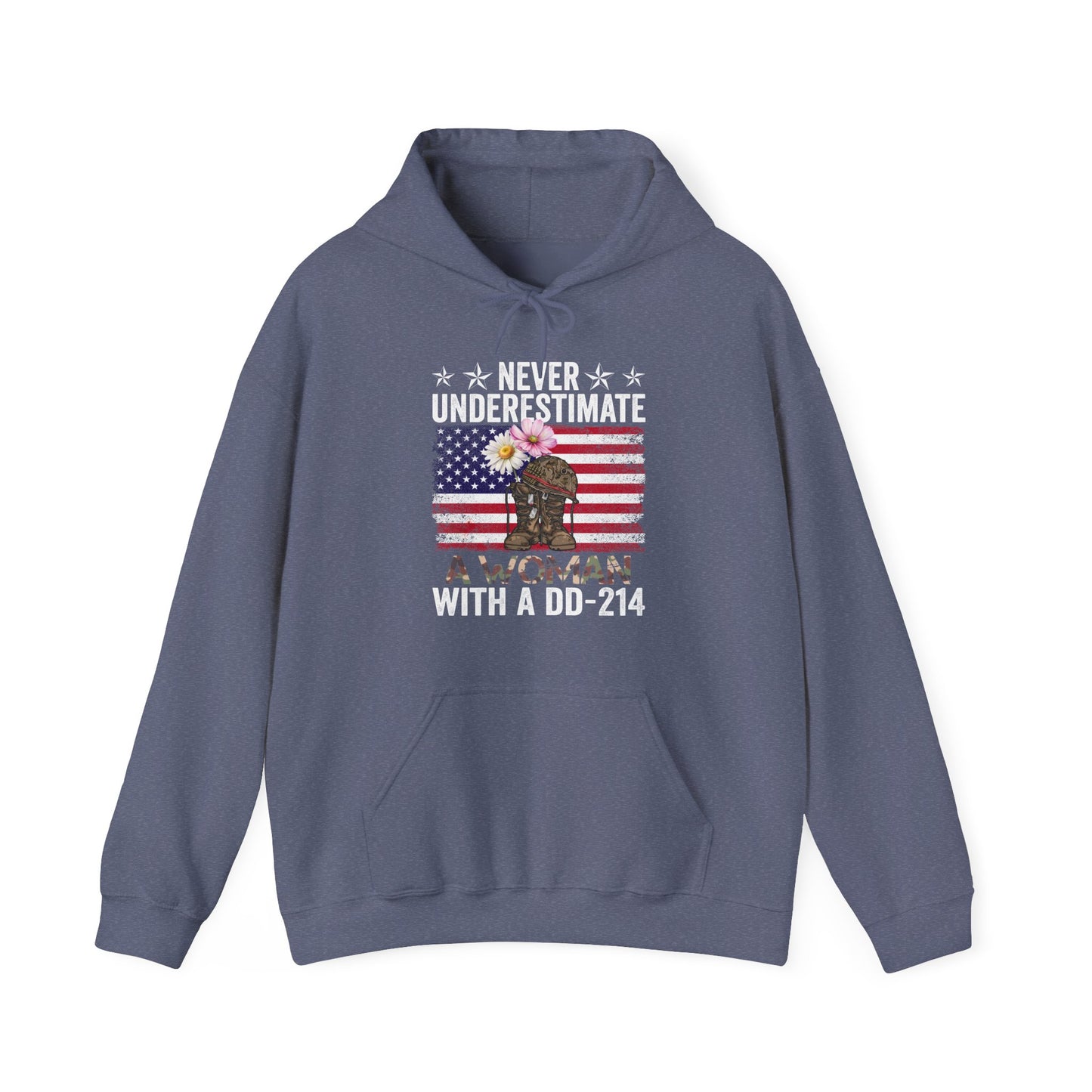 Veteran Hoodie For Women | Female Veteran Pride | Patriotic Military Gift