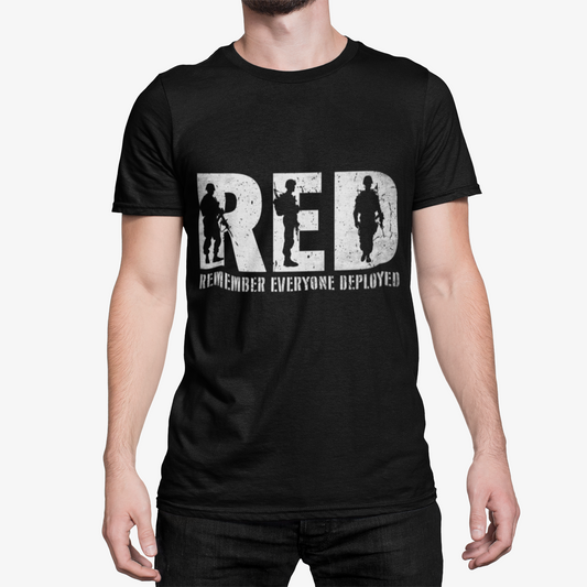 Remember Everyone Deployed T-Shirt | RED Friday Support | Military Gift