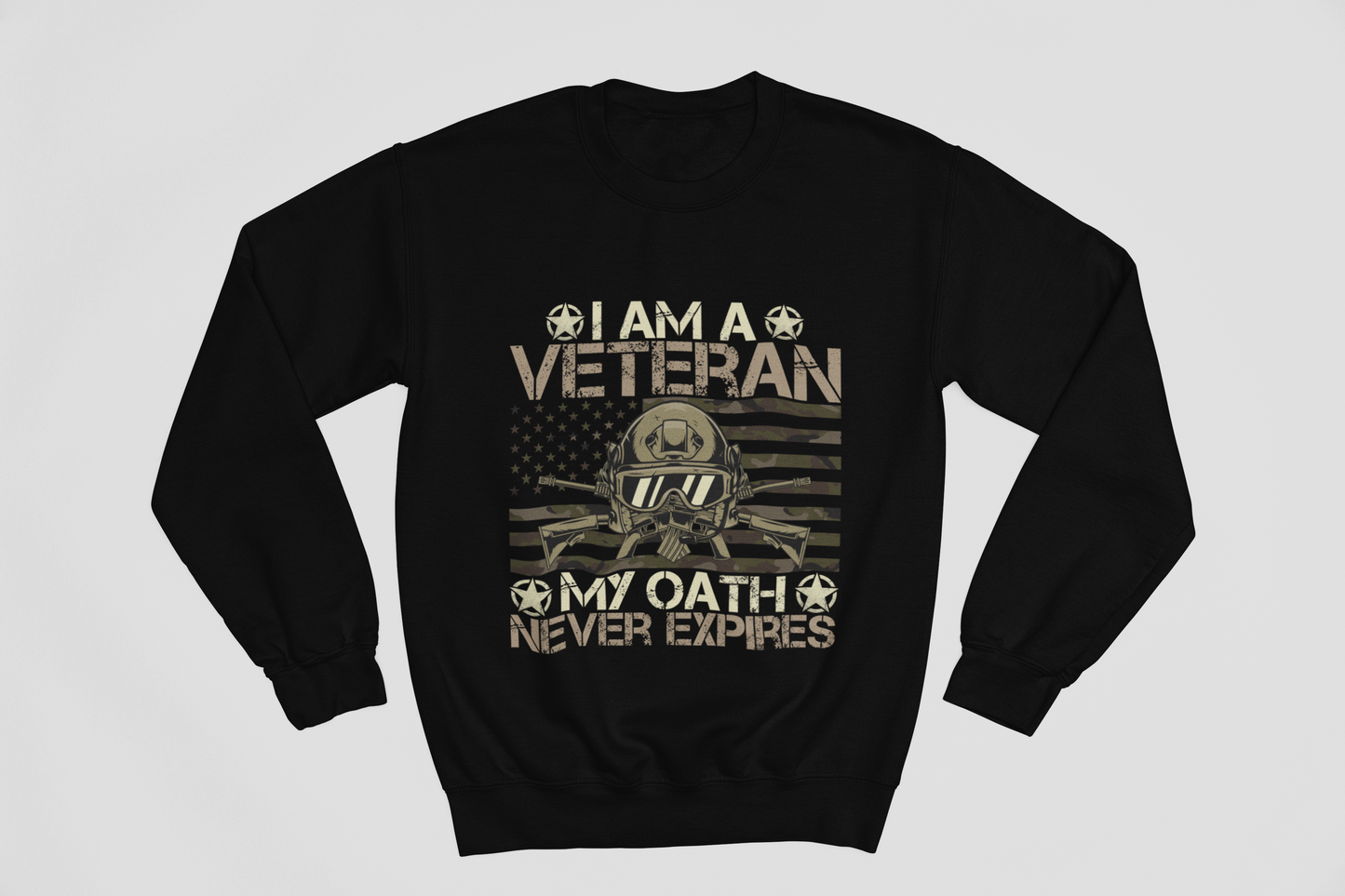 Veteran Pride Sweatshirt | Honor Service Sacrifice | Patriotic Military Gift