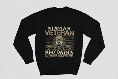 Veteran Pride Sweatshirt | Honor Service Sacrifice | Patriotic Military Gift