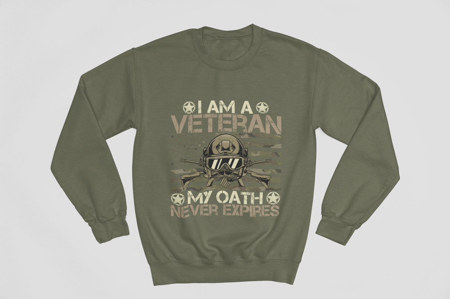 Veteran Pride Sweatshirt | Honor Service Sacrifice | Patriotic Military Gift