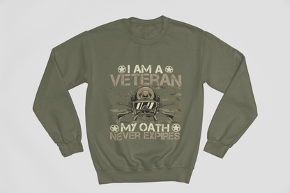 Veteran Pride Sweatshirt | Honor Service Sacrifice | Patriotic Military Gift