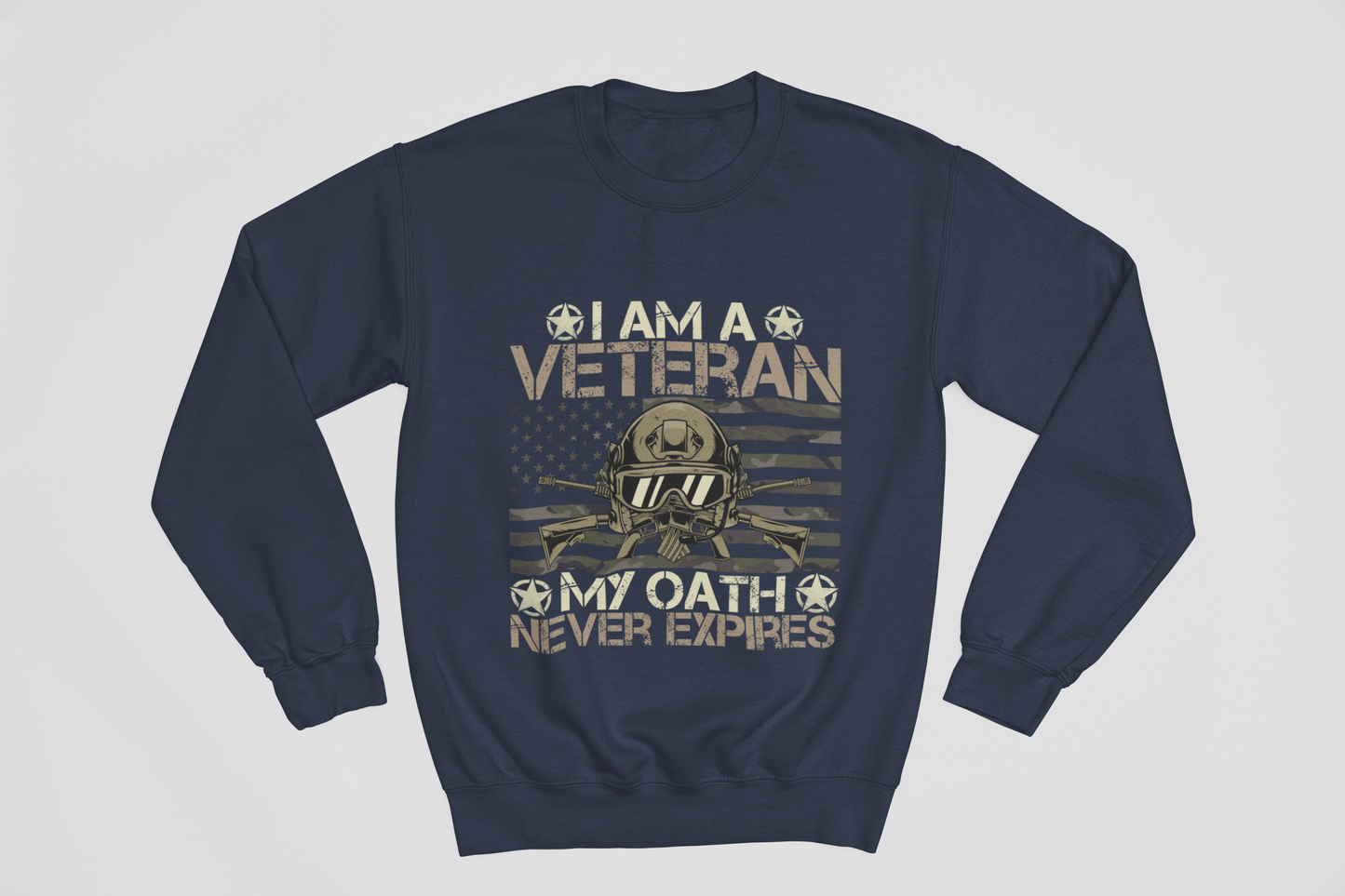 Veteran Pride Sweatshirt | Honor Service Sacrifice | Patriotic Military Gift