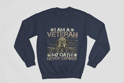 Veteran Pride Sweatshirt | Honor Service Sacrifice | Patriotic Military Gift