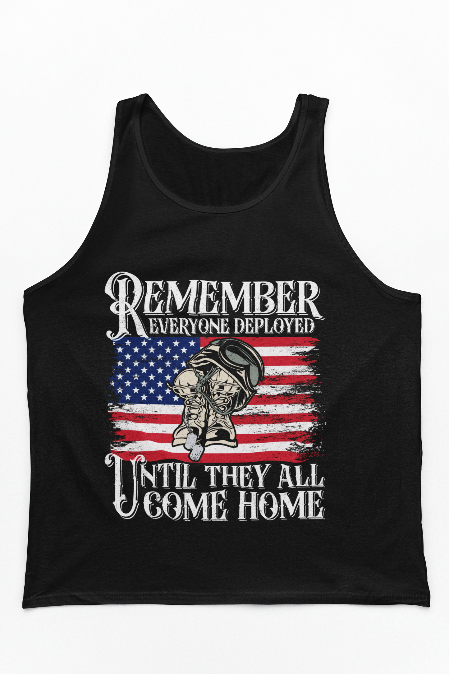 Remember Everyone Deployed Tank Top | RED Friday Support | Military Gift