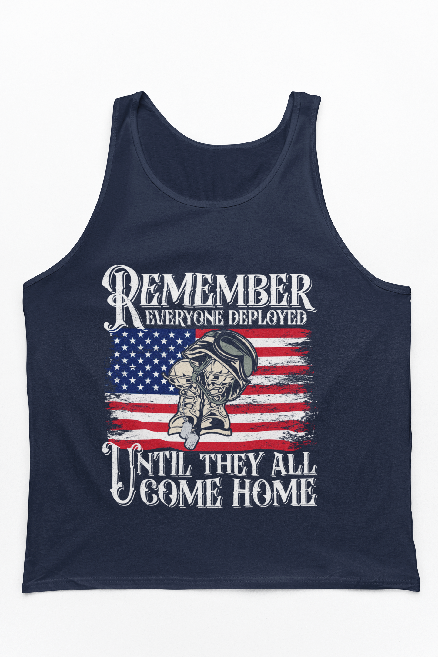 Remember Everyone Deployed Tank Top | RED Friday Support | Military Gift