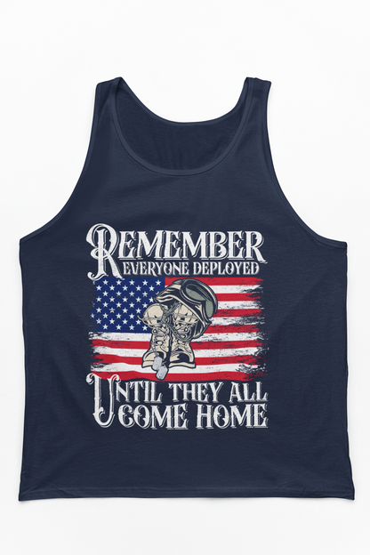 Remember Everyone Deployed Tank Top | RED Friday Support | Military Gift