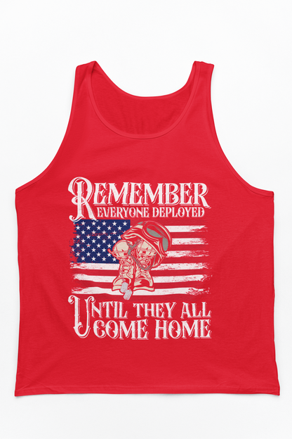 Remember Everyone Deployed Tank Top | RED Friday Support | Military Gift