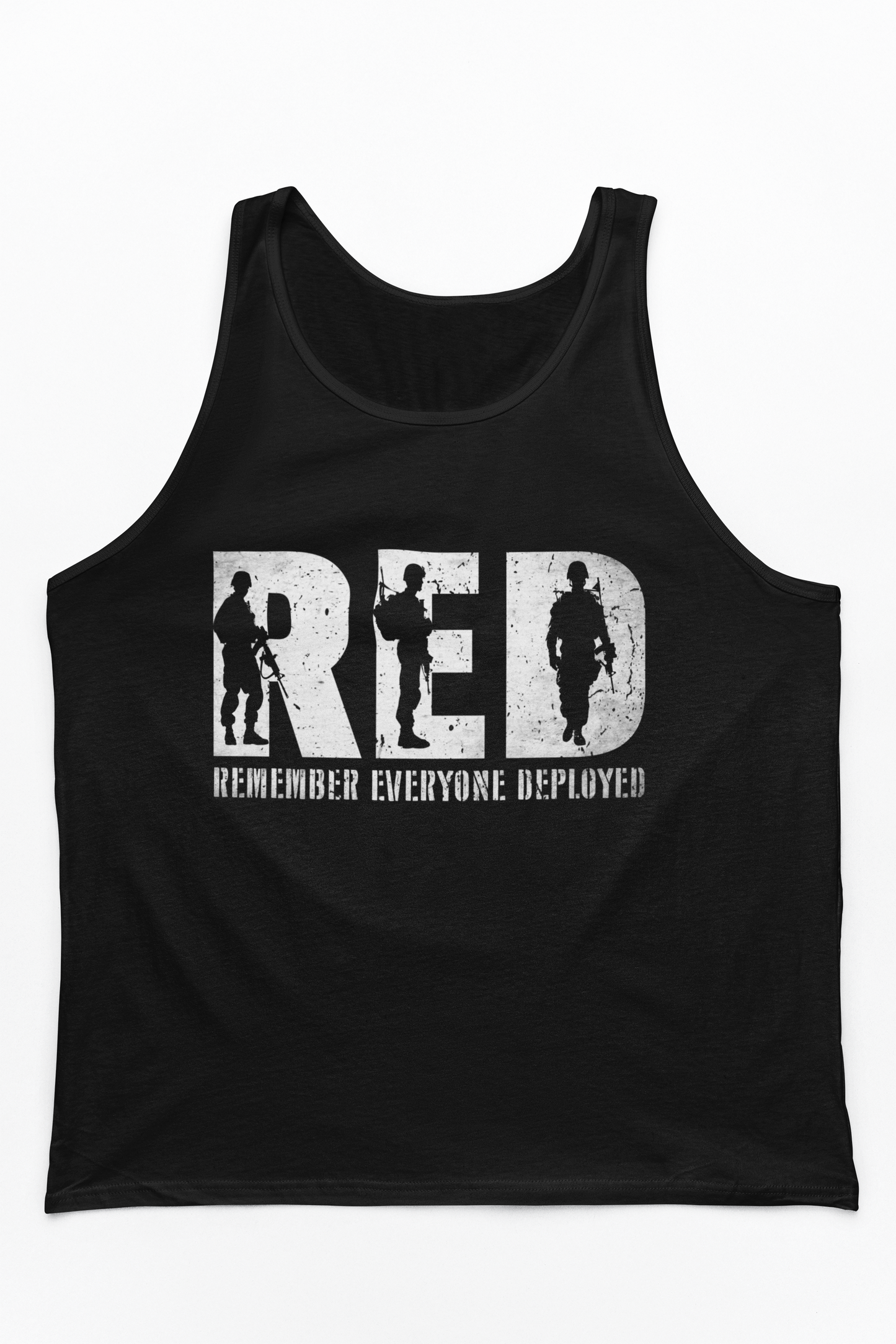 RED Remember Everyone Deployed Tank Top | Support Troops | Military Gift