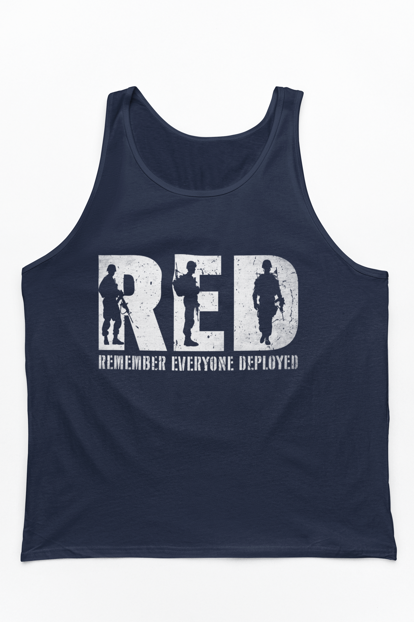 RED Remember Everyone Deployed Tank Top | Support Troops | Military Gift