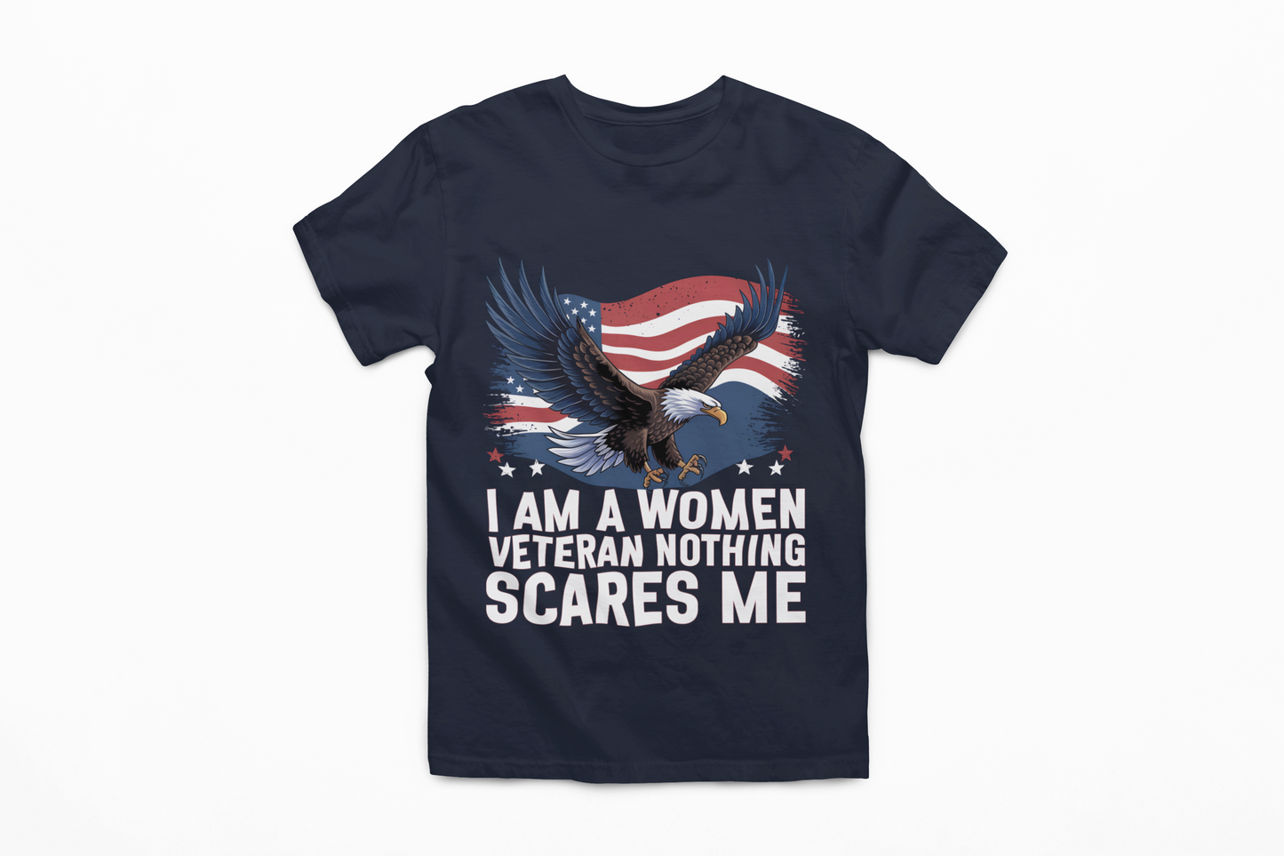 Proud Women Veteran T-Shirt | Female Veteran Pride | Patriotic Gift