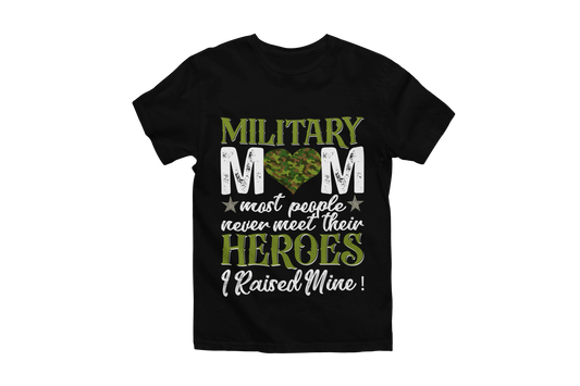 Military Mom T-Shirt | Proud Military Mom Apparel | Patriotic Camo T-Shirt