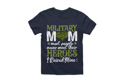 Military Mom T-Shirt | Proud Military Mom Apparel | Patriotic Camo T-Shirt
