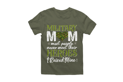 Military Mom T-Shirt | Proud Military Mom Apparel | Patriotic Camo T-Shirt