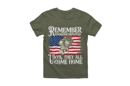 RED Friday T-Shirt | Remember Everyone Deployed | Military Support Apparel