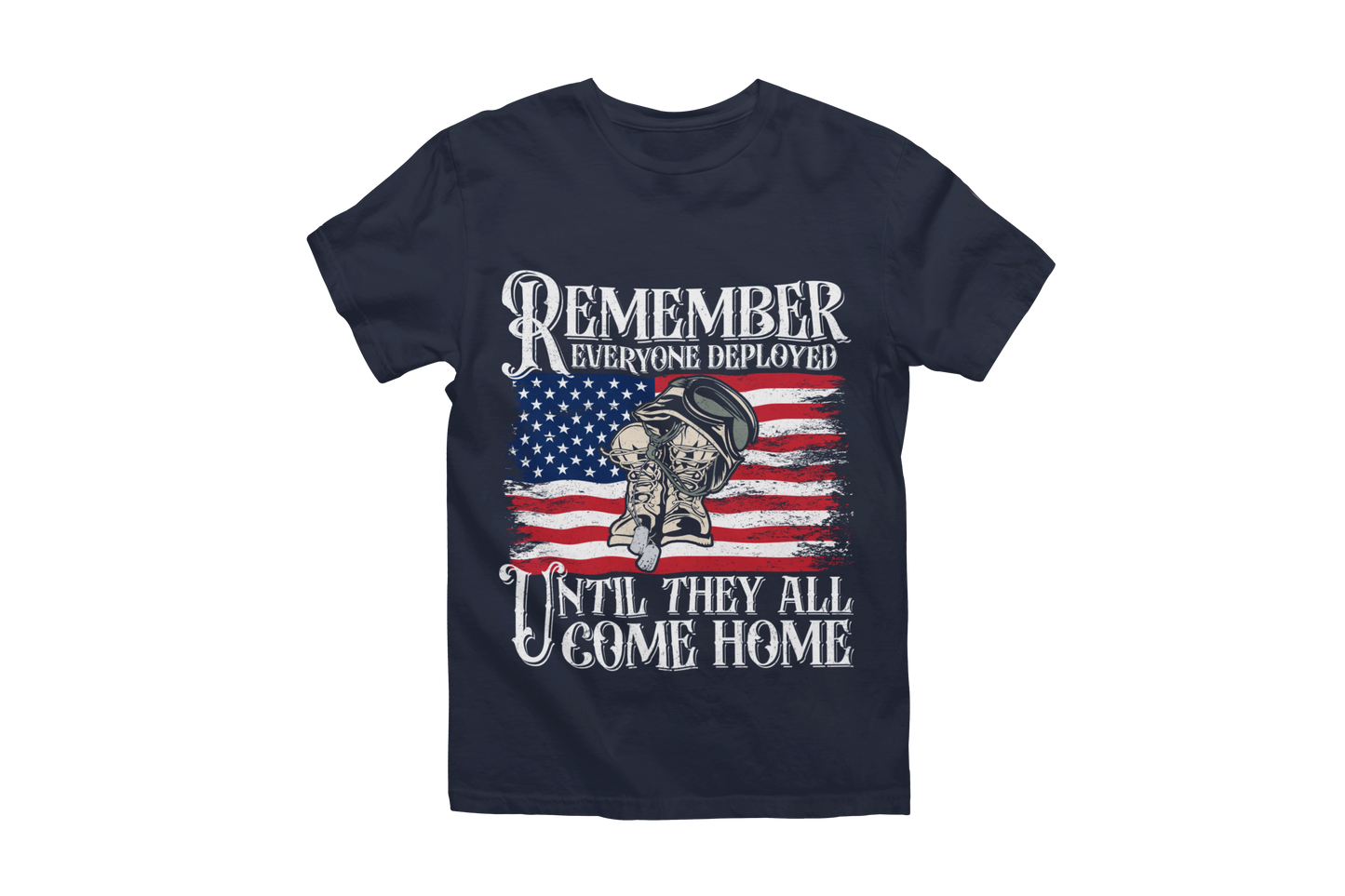 RED Friday T-Shirt | Remember Everyone Deployed | Military Support Apparel