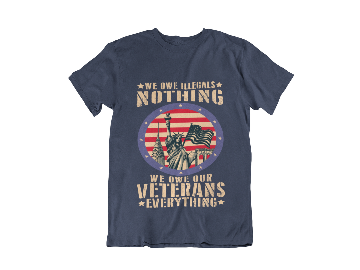 Veteran Memorial T-Shirt – "We Don’t Know Them All But We Owe Them All" Honor Fallen Heroes