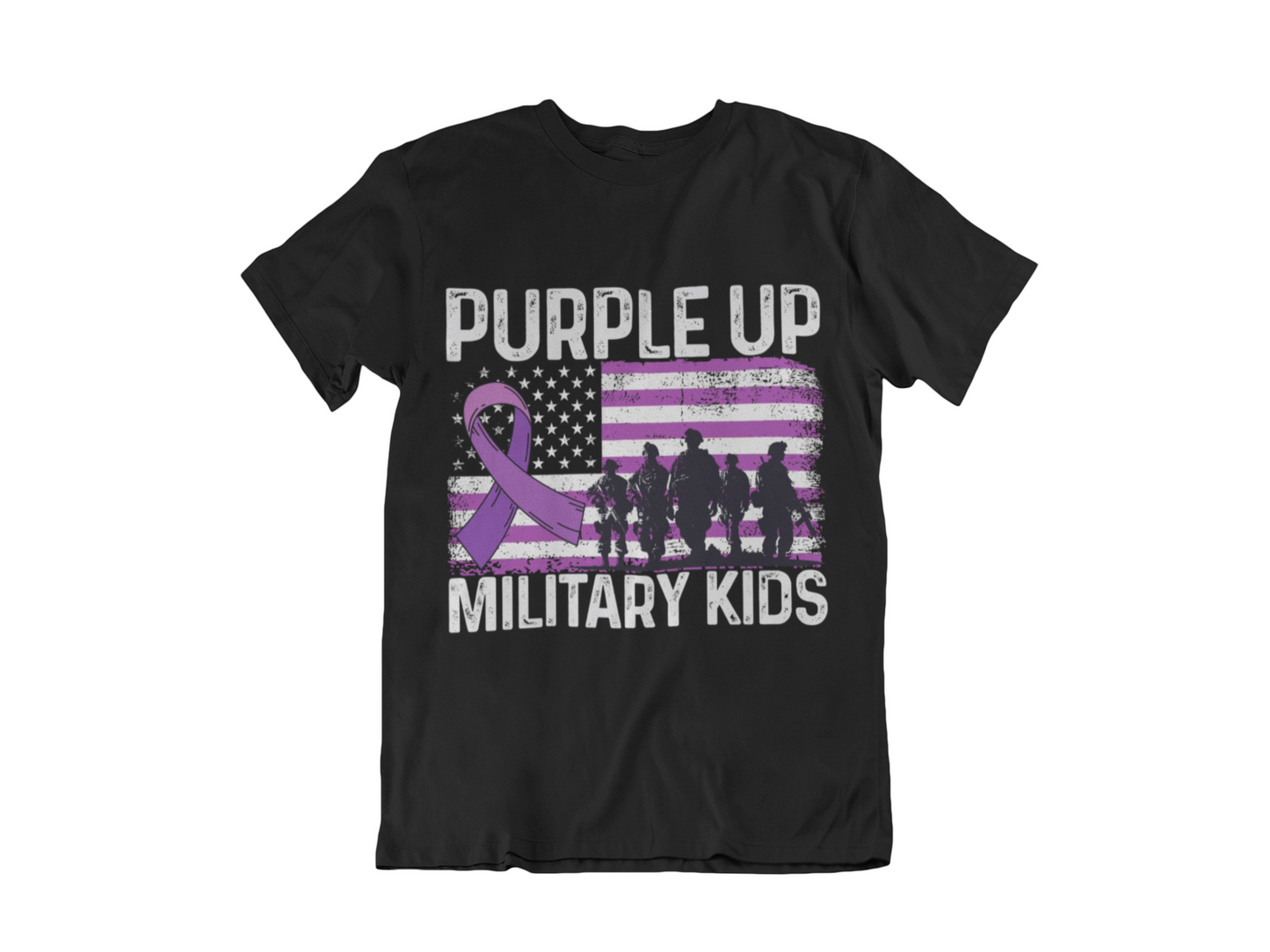 Purple Up Military Kids T-Shirt — Support Military Children Awareness