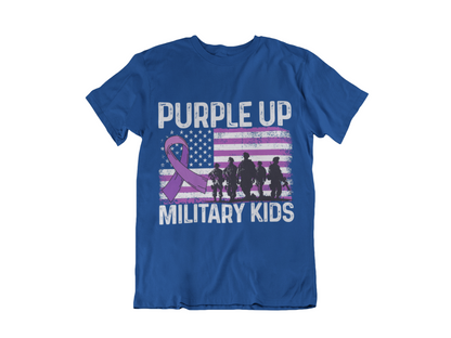 Purple Up Military Kids T-Shirt — Support Military Children Awareness