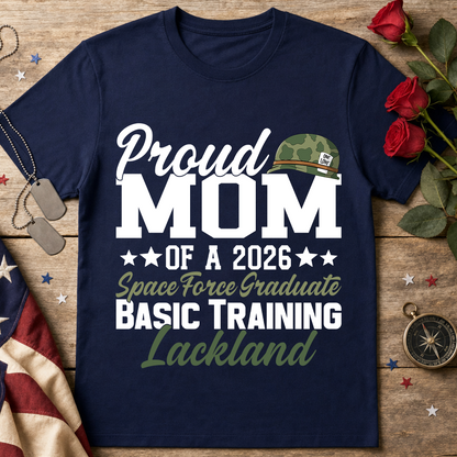 Space Force Graduate Tee — Lackland Camouflage Hat Design