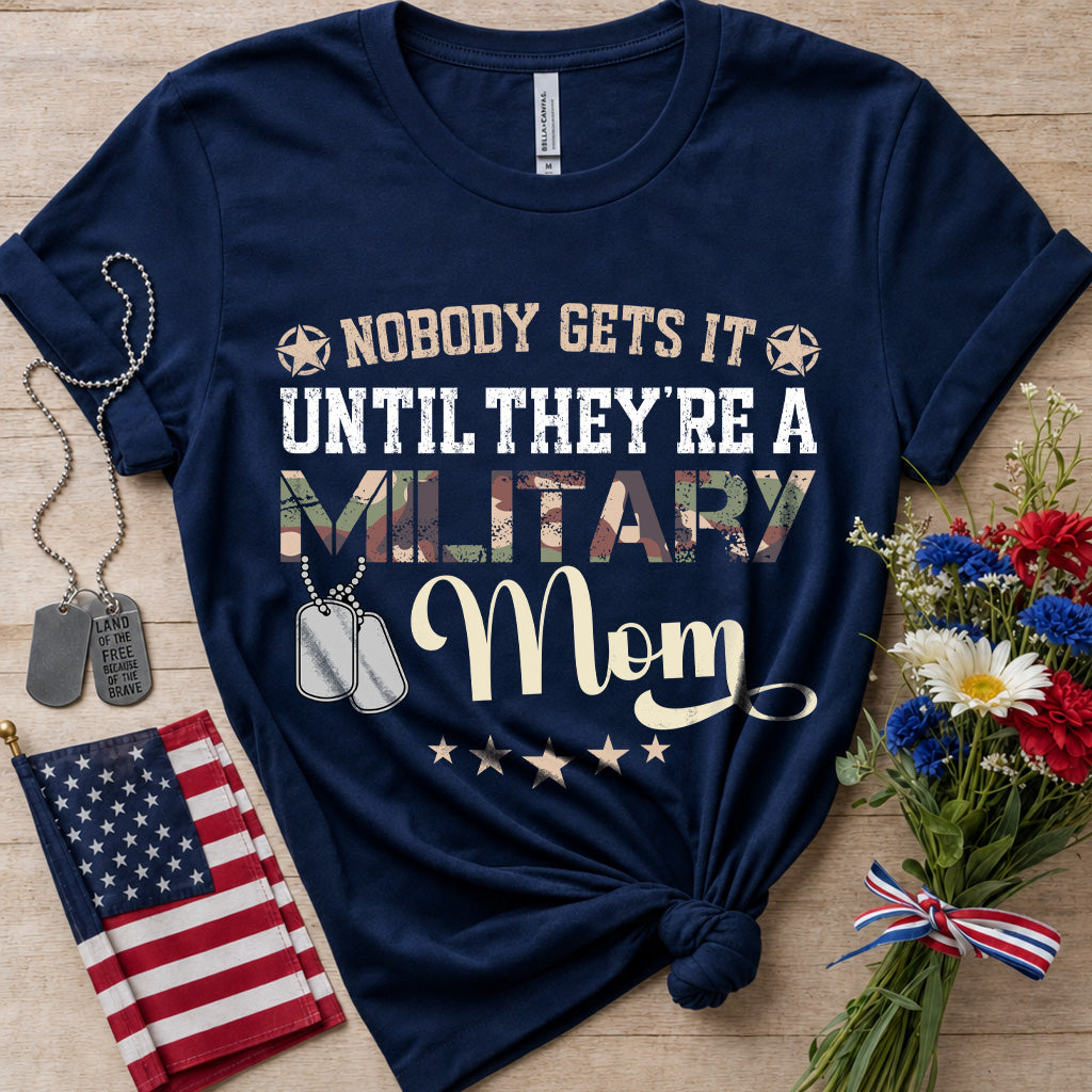 Proud Military Mom T‑Shirt