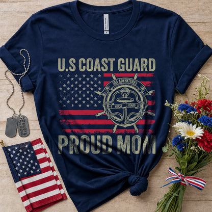 U.S. Coast Guard Proud Mom T-Shirt