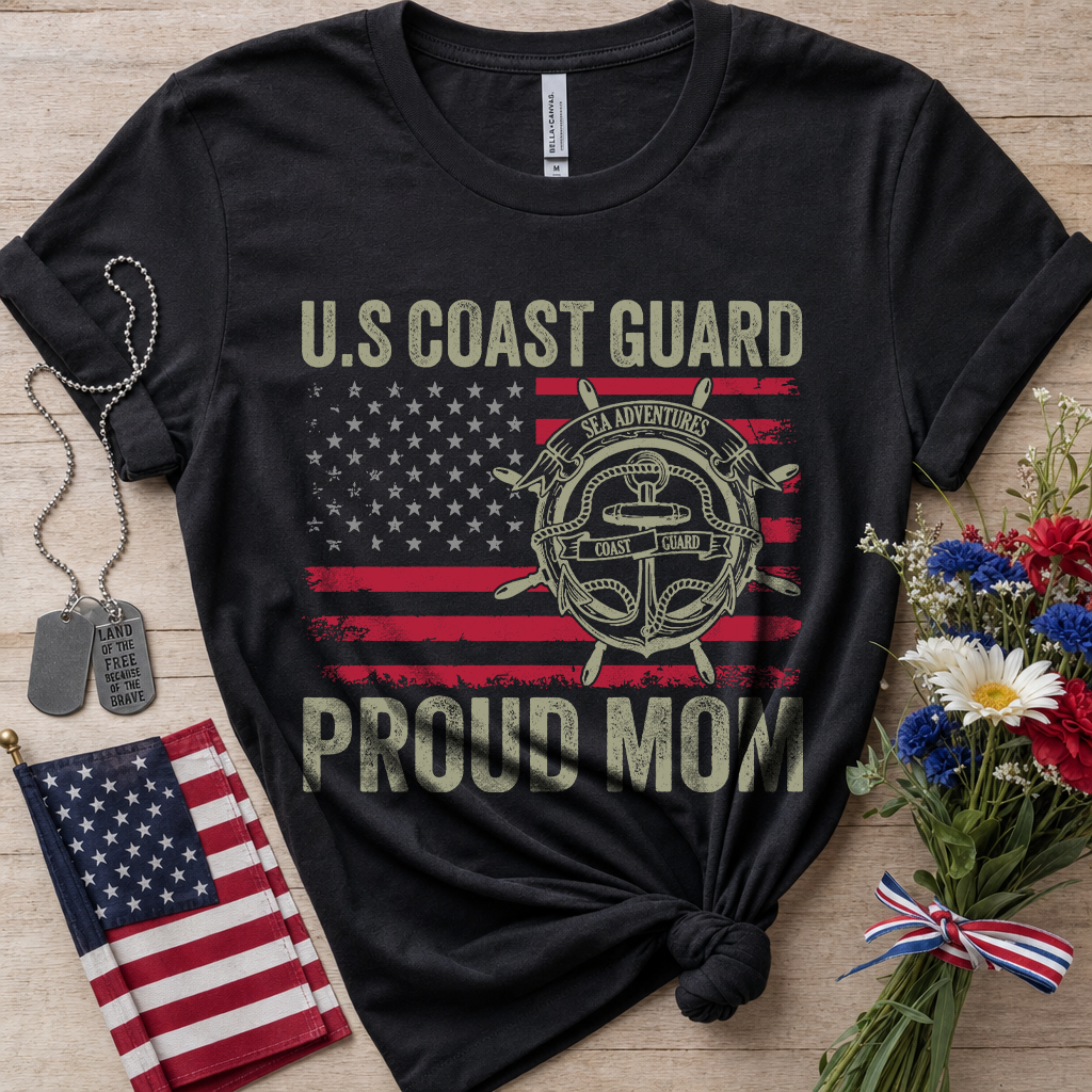 U.S. Coast Guard Proud Mom T-Shirt